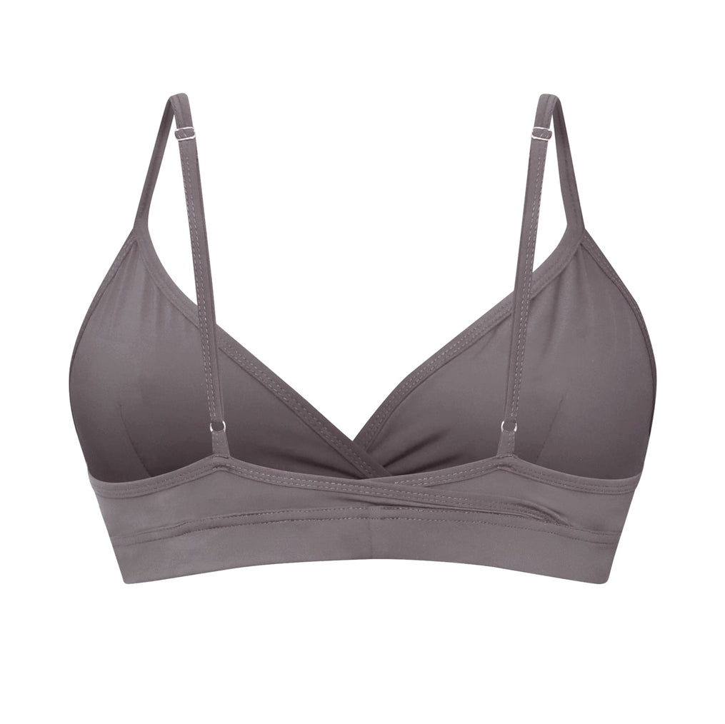 The Versatile Triangle Bralette - SOMI Apparel-XS-Mushroom